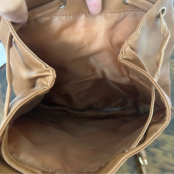 NWT Ulta Beauty Tan Women's Backpack Classic Neutral - Picture 6 of 8